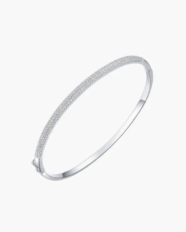Bracelet Oval Shine – Argent 925, Élégance Lumineuse
